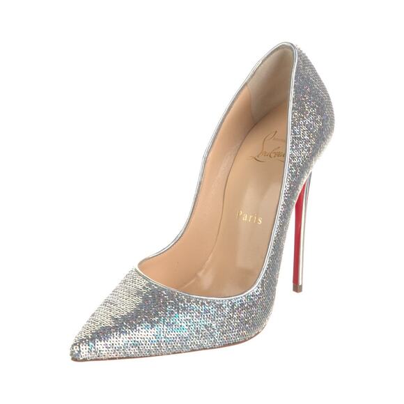 ❤️Christian Louboutin Glitter So Kate Pumps❤️ - Picture 2 of 5